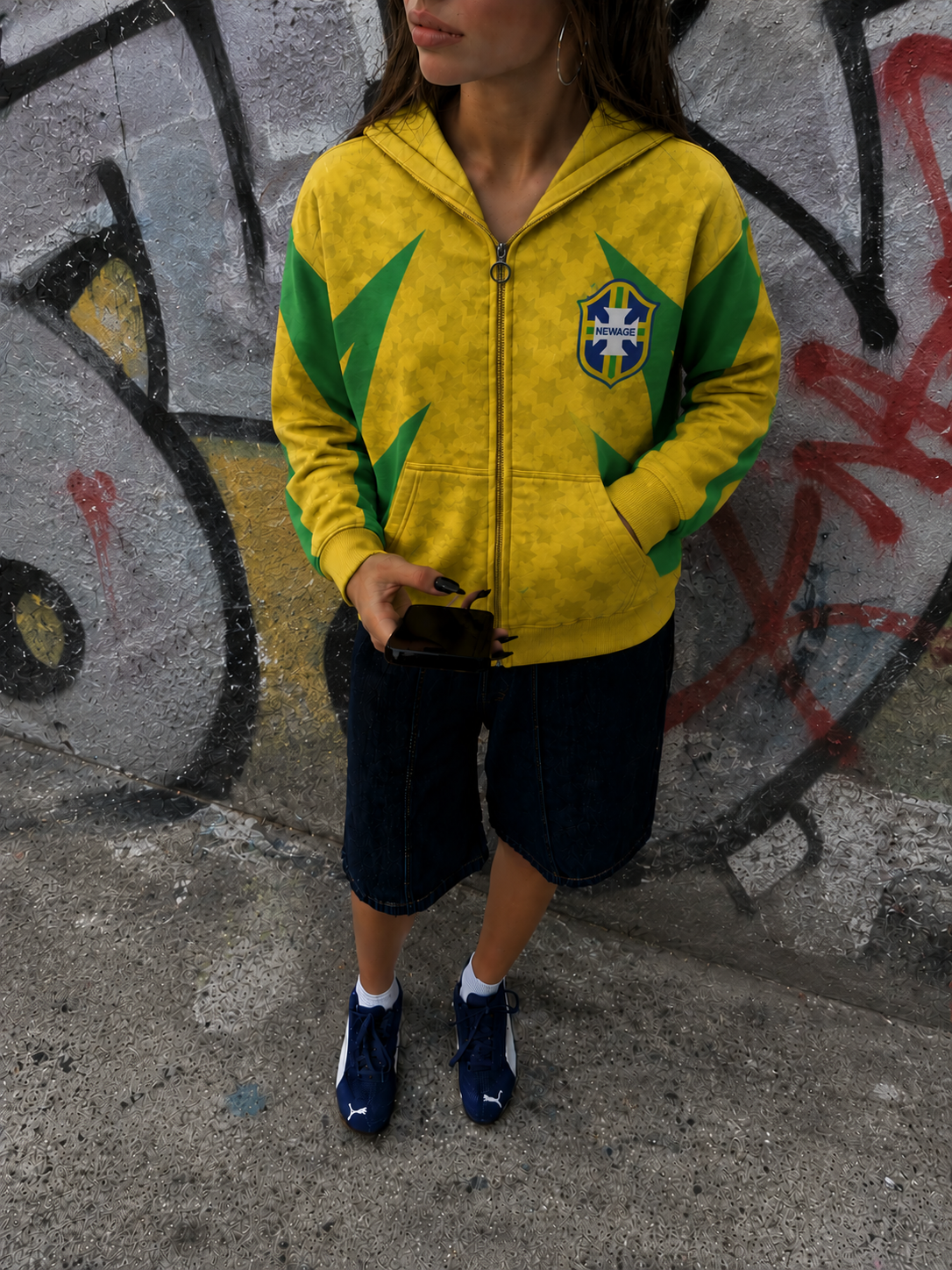 BRAZIL WC ZIP UP