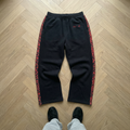 Black Leopard Sweatpants