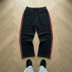 Black Leopard Sweatpants