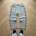 Grey plaided sweatpants