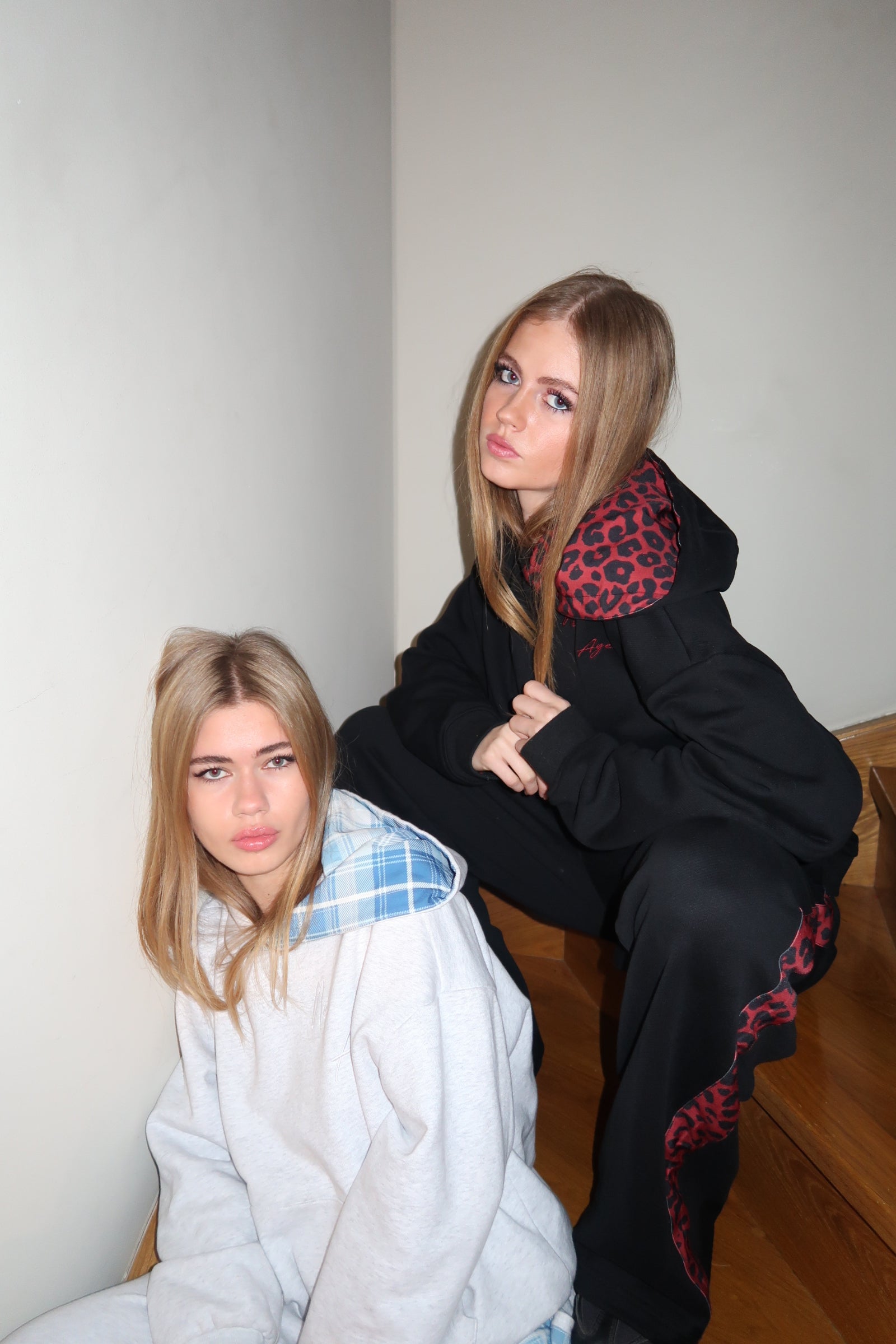 Black Leopard Sweatpants