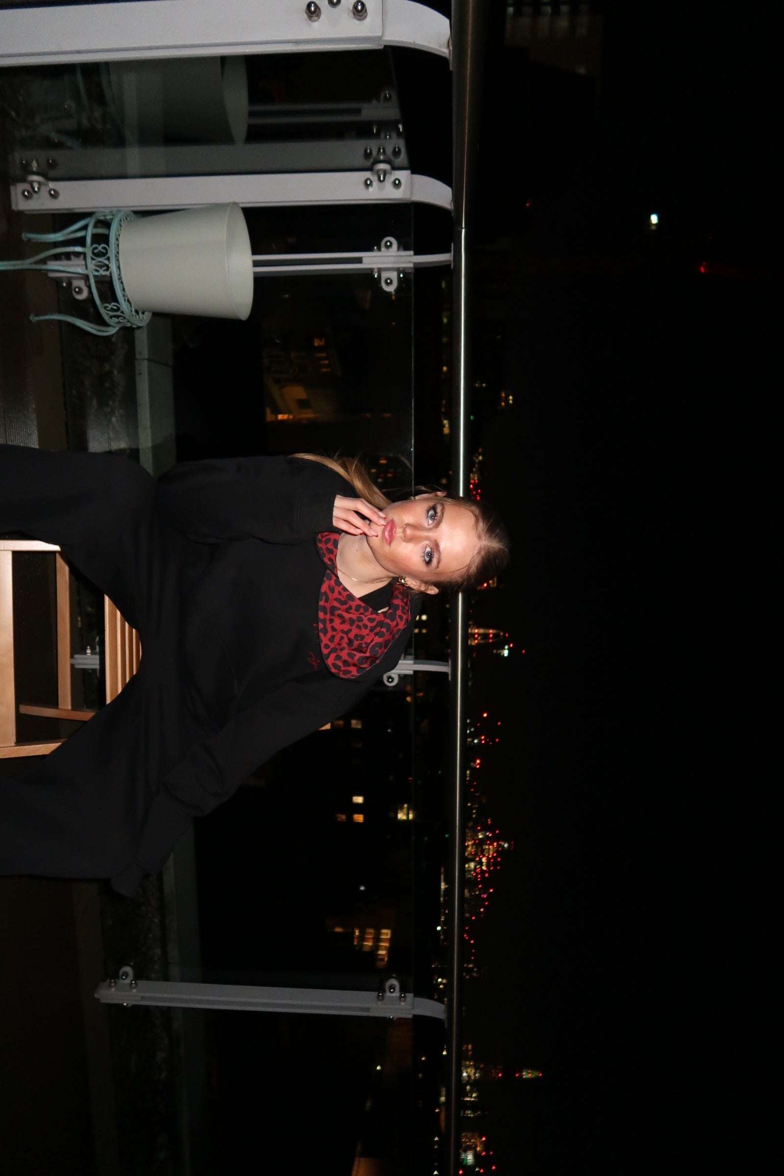 Black Leopard Hoodie